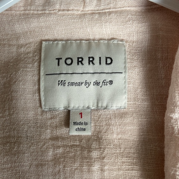 Torrid Gauze Vest Sz 1x - Picture 6 of 7